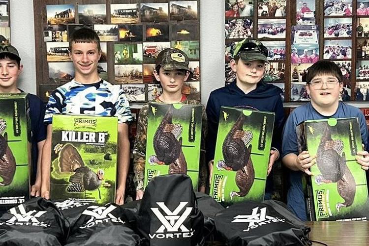 Pictured are, from left: Taylor Kirchner, Wyatt Griese, Gunner Werkmeister, Jameson Stevens, Chase Lentsch, Collin Cogswell, Jeren Scheff, Corbin Bogenhagen, Braxton Burns, Eric Brumbau.
