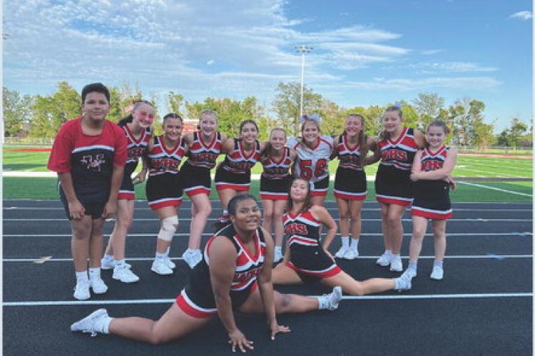 WAGNER COMMUNITY SCHOOL FOOTBALL CHEERLEADERS