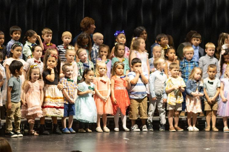 Wagner Early Learning Center held its Spring Concert on Tuesday, April 15th at the Wagner School Theatre. The school’s youngest students performed a variety of songs celebrating the season for family and friends. Photos by Jenna Petrik