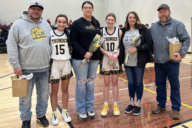 ANDES CENTRAL  SENIORS AND PARENTS HONORED AT FRIDAY NIGT GAME