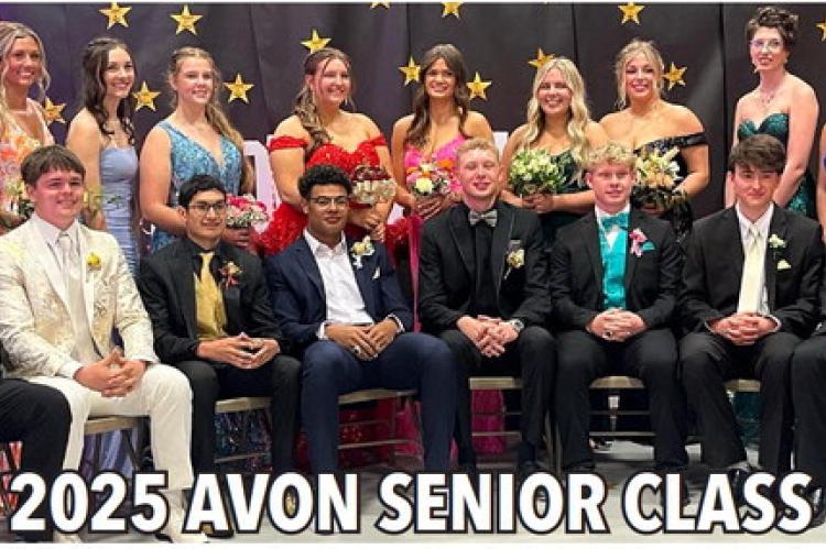 Seniors pictured are, back row from left: Ava Cline, Kaeli Wallinga, Maesa Kuhlman, Allison Frank, Carmindy Ferwerda, Kinley Doom, Miley Bares, Karlie DeVries, Macy Voigt, Erica Cahoy, Ashley Tolsma, and Lila Vanderlei; front row: Devin Rucktaeschel, Jayd