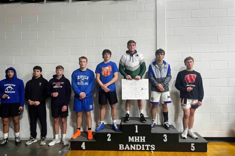 Thayne Tjeerdsma placed 5th in his weight bracket.