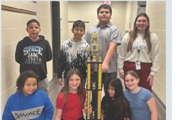 FIFTH GRADERS EARN ATTENDANCE AWARD