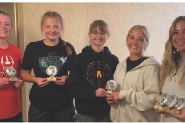 Avon softball team awards were presented last week. Recipients are: