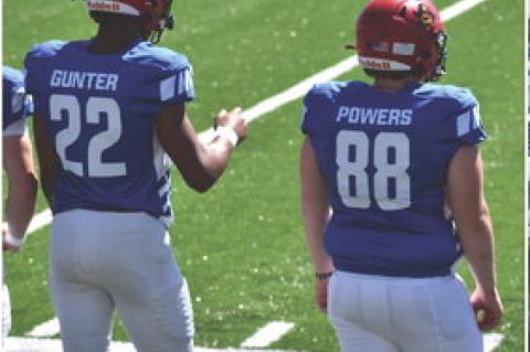 GUNTER AND POWERS TAKE FIELD IN SENIOR ALL-STAR GAME