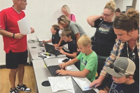 Students and parents filled the halls for the seventh and ninthth grade, sports and band orientation as Avon School prepares for a new year. Teachers have also been busy preparing their classrooms for the return of the Crew. The ship officially sets sail August 13! Courtesy Photo