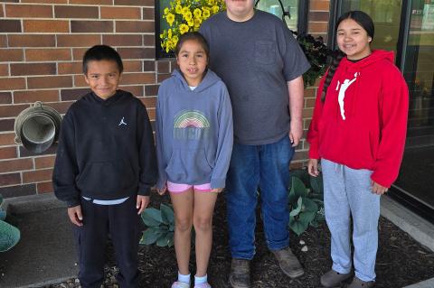 Andes Central is proud to present our April Students of the Month. HS- Zintkana Irving MS- Matthew Calandra 3rd-5th grade-Heaven Never Misses A Shot K-2nd grade- Ellray His Law