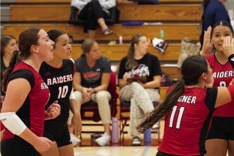 LADY RED RAIDERS PUT AWAY THE PIRATES