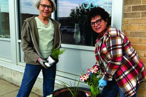 BEAUTIFYING MAIN STREET, ONE POT AT A TIME