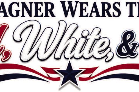 Wagner Wears The Red, White, & Blue