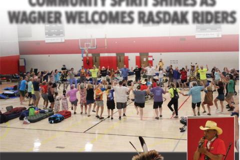 COMMUNITY SPIRIT SHINES AS WAGNER WELCOMES RASDAK RIDERS