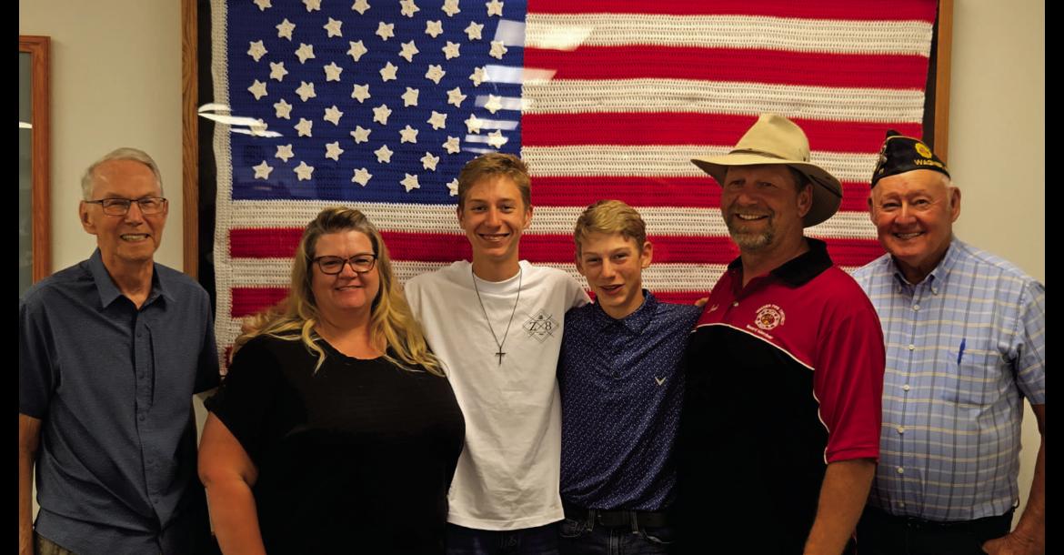 A.J. KOTAB REPRESENTS WAGNER AT SOUTH DAKOTA BOYS STATE