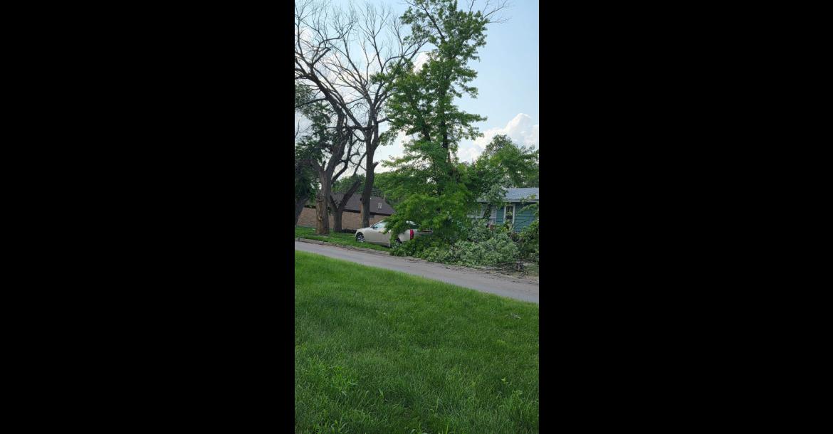 RESIDENTS CLEAN UP AFTER DAMAGING JUNE 30 STORM