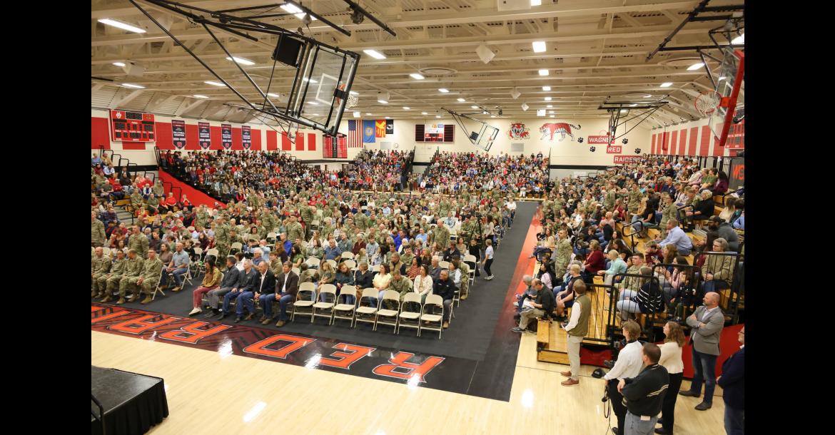 COMMUNITY SHOWS STRONG SUPPORT FOR 155TH ENGINEER COMPANY DURING ACTIVATION CEREMONY