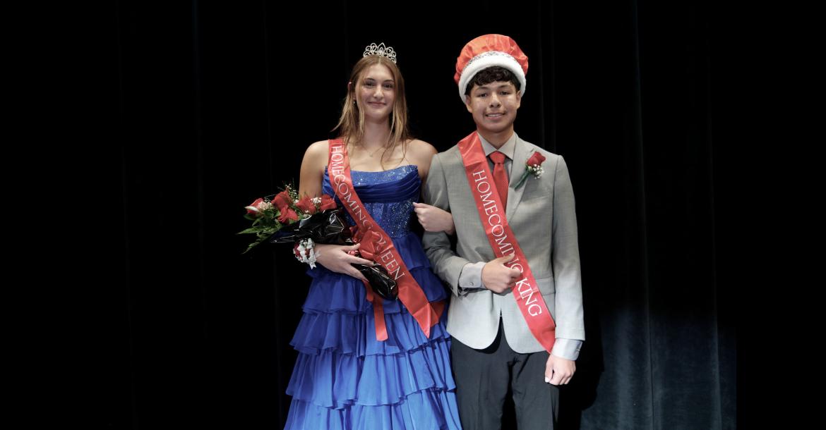 Avery Medicine Bear was crowned Homecoming King, while Ravyn Medricky was crowned Homecoming Queen.