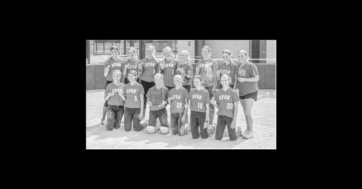 Team members are, back row from left: Raegan Brandt, Harper Kracht, Rowan Brandt, Kensley DeVries, Brielle Voigt, Addison Lavelle, Leah DeWald, and Coach Macy Voigt; front row: Sydney Johnson, Ashley Soukup, Whitley Wolf, Emersyn Haenfler, Kalia Huempfner, and Stella Ratzlaff. Courtesy Photo
