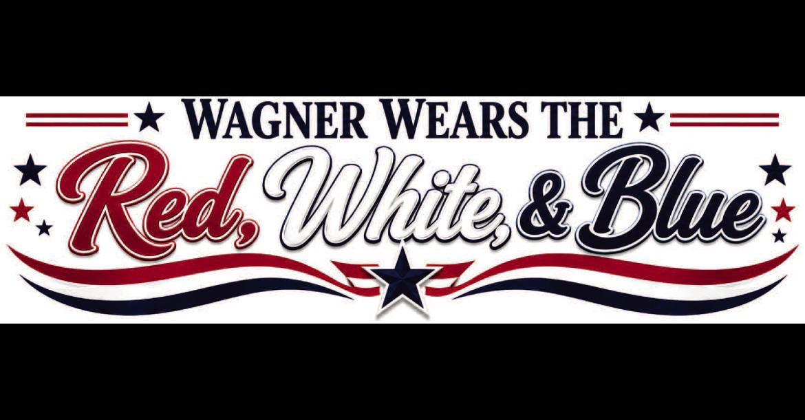 Wagner Wears The Red, White, & Blue