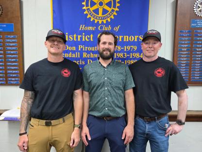 Scott McNinch, Jordan Weber, and Jerrod Rolston. Courtesy Photo