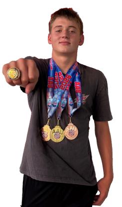 WAGNER WAVES SWIMMERS COMPETE AT AAU JUNIOR OLYMPICS