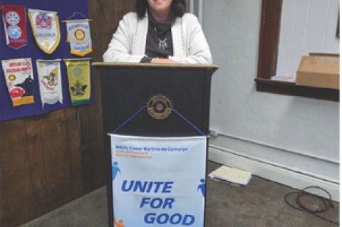 Patty (pictured) and Bill Frei were responsible for the weekly program. Courtesy Photo