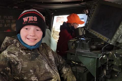 WAGNER CUB SCOUTS TOUR NATIONAL GUARDS