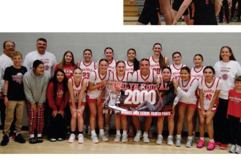 Ashlyn Koupal's record-breaking shot. Photography by Denelle