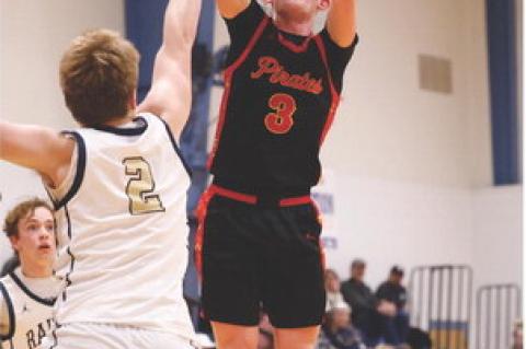 Cale Cooper gets over the defense to add 2 points to the scoreboard.