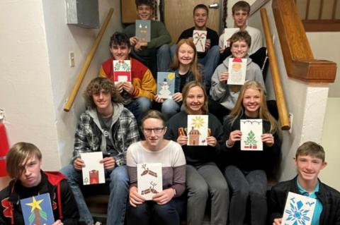 SOPHOMORE MATH STUDENTS SPREAD HOLIDAY SPIRIT