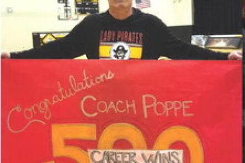 COACH BRAD POPPE - 500 CAREER WINS