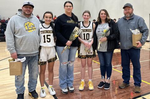 ANDES CENTRAL  SENIORS AND PARENTS HONORED AT FRIDAY NIGT GAME