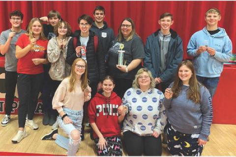 DRAMA CLUB EARNS 1ST PLACE