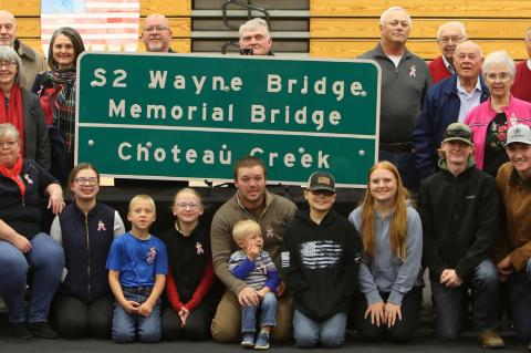 ‘A BRIDGE FOR A BRIDGE