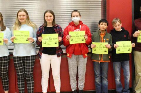 SCIENCE FAIR WINNERS ANNOUNCED