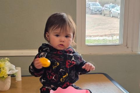 YOUNG EGG HUNTERS DELIGHT RESIDENTS AT LAKE ANDES SENIOR LIVING