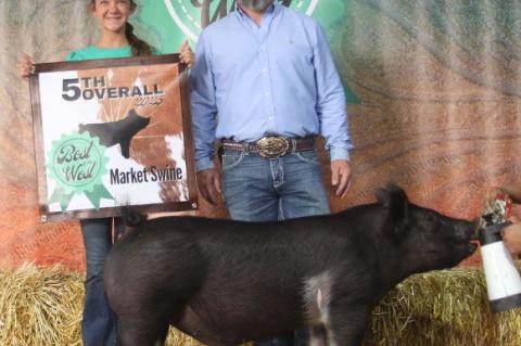 Lauren VonEschen - 5th Overall Market Swine
