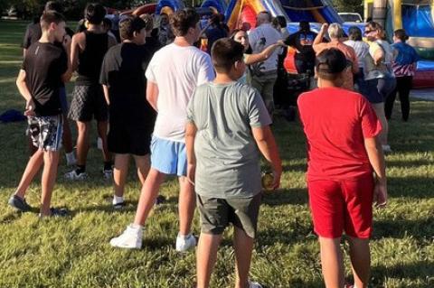 ALL SMILES AT FAMILY FUN NIGHT