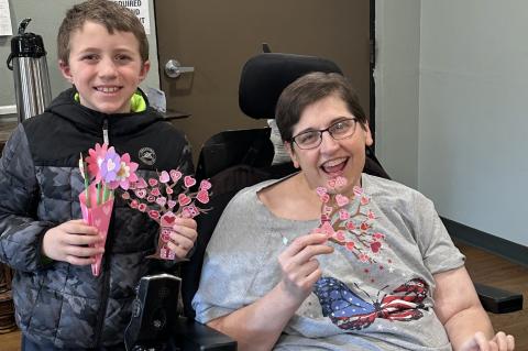 SECOND GRADERS BUILD COMMUNITY CONNECTIONS AT LAKE ANDES NURSING HOME