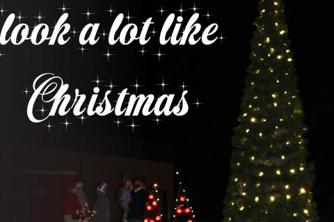 	Begining to look a lot like Christmas