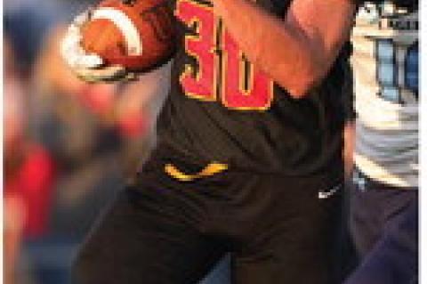 TrentonSoukuphad3touchdowns on the night.