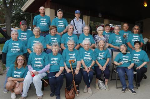 Wagner Cancer Walk Surviors are pictured above. The 16th Annual Wagner Cancer Walk was held Saturday, August 12th at Wagner Lake. They honored those lost and had fifireworks at dusk. Root beer flfloats were served and a Basket Auction fundraiser was held.