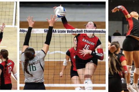 RED RAIDERS PLACE 8TH AT THE STATE VOLLEYBALL TOURNAMENT