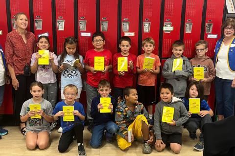 WAGNER AMERICAN LEGION AUXILIARY PURCHASES DICTIONARIES FOR 3RD GRADERS