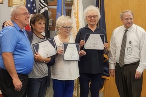 At the Volunteer Appreciation Annual Recognition Event held by the South Dakota Department of Veteran Affairs on Friday, August 8, Wagner’s own Sharon Haar was honored. Sharon has accumulated 6,130 hours of volunteer service to Veterans at Wagner’s Ve