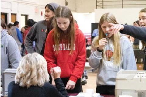 EIGHTH GRADERS ATTEND CAREER FAIR AT WAGNER ARMORY