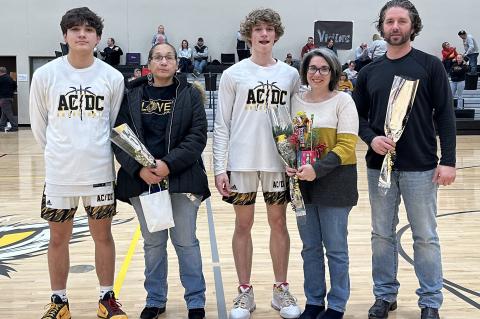 ANDES CENTRAL  SENIORS AND PARENTS HONORED AT FRIDAY NIGT GAME