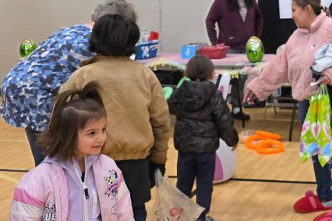 EASTER CARNIVAL FILLS AUXILIARY GYM WITH FUN AND ACTIVITIES