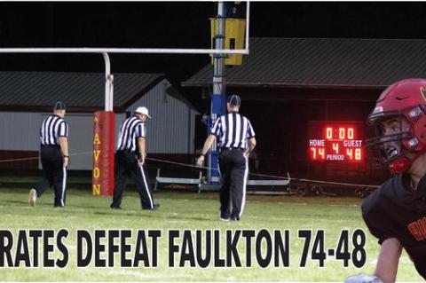 AVON PIRATES DEFEAT FAULKTON 74-48