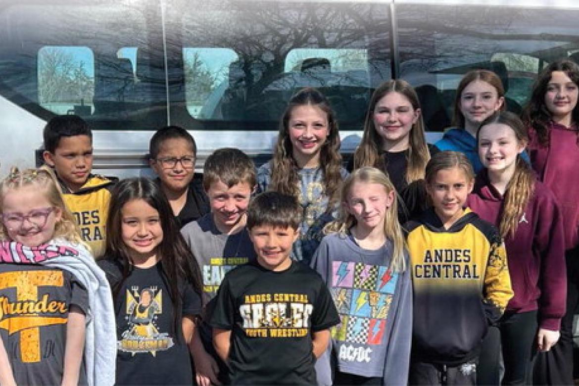 ANDES CENTRAL STUDENTS SHINE AT PRAIRIE READERS COMPETITION