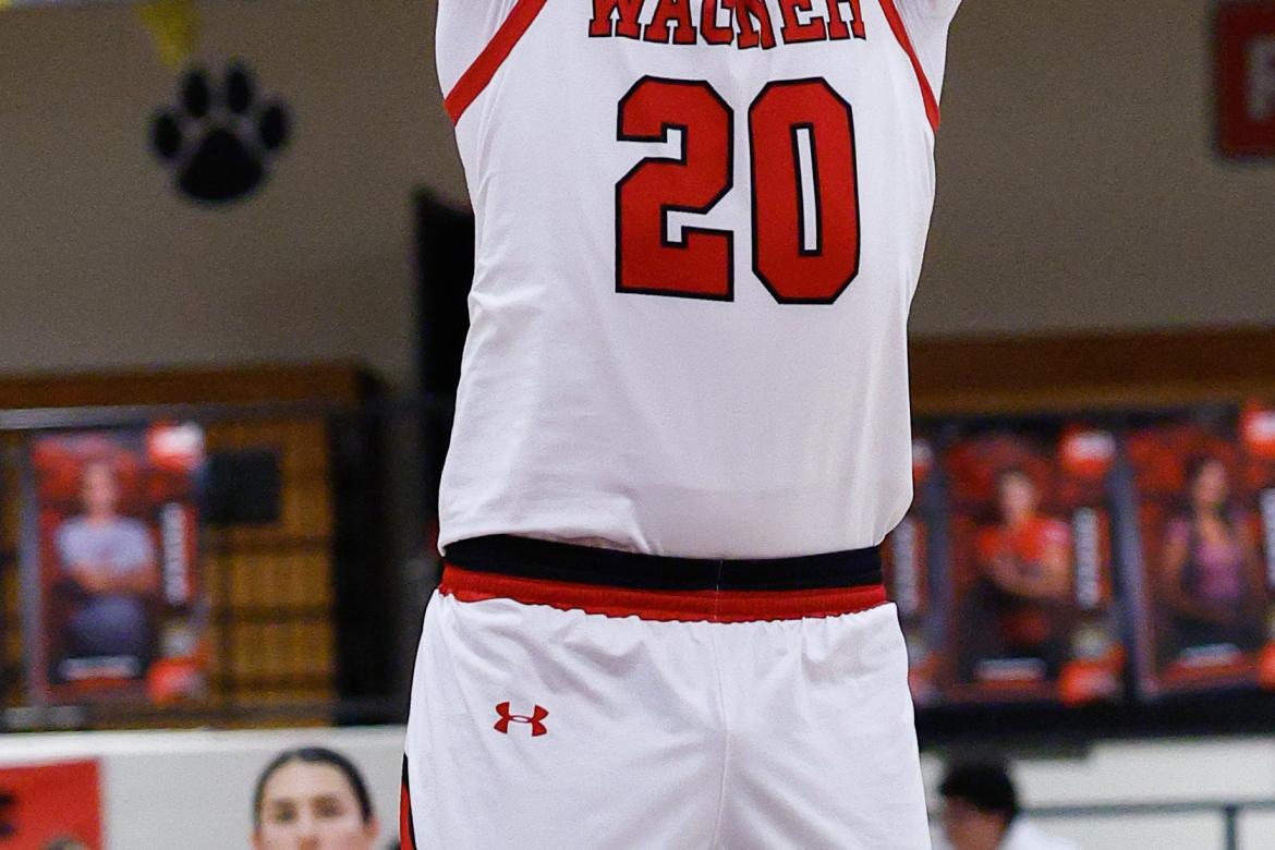 Ky Arpan with a free throw attempt.