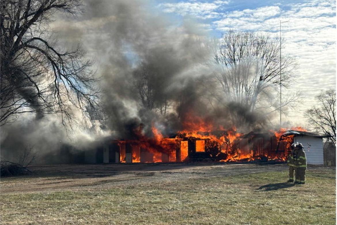 CONTROLLED BURN OFFERS REAL-LIFE TRAINING FOR AREA FIREFIGHTERS